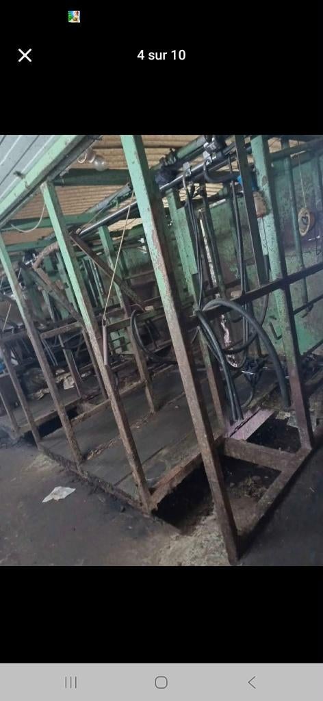 Mobiele melkmachine, Ophalen, Gebruikt