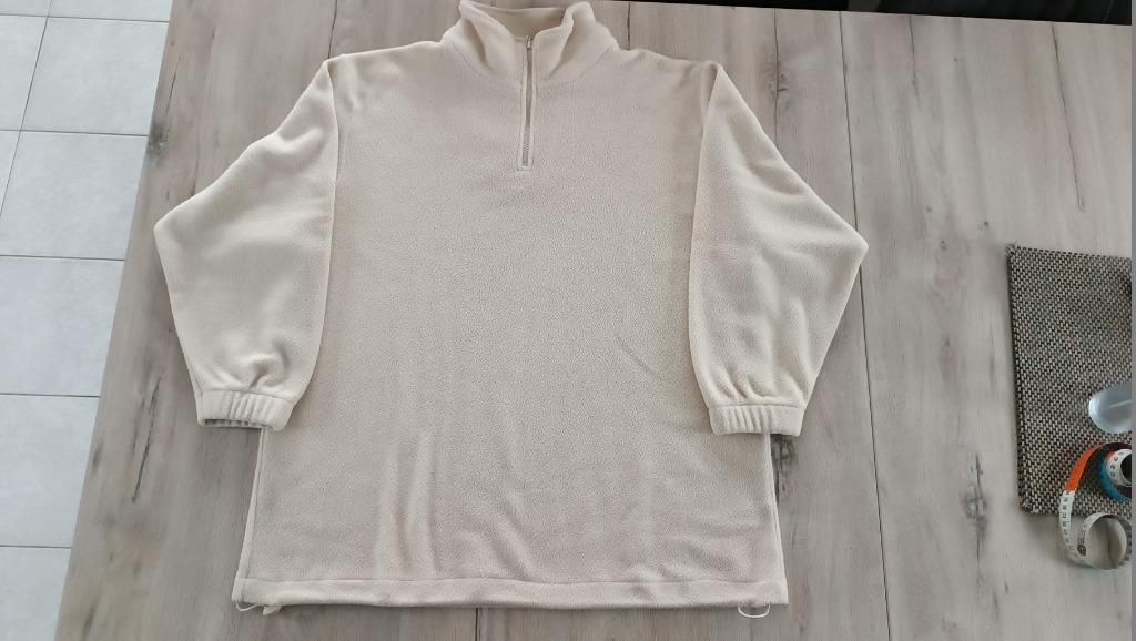 Sweat polaire à col zippé écru taille XL, Vêtements | Hommes, Enlèvement