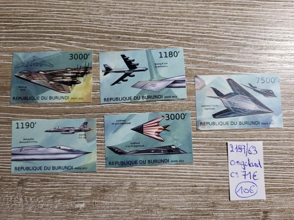 Burundi ongetand, Ophalen of Verzenden, Postfris, Postfris