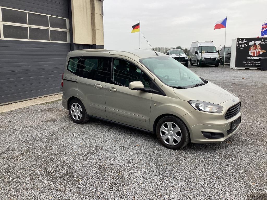 ford courier tourneo 15dci 2019 66000km 13950e alles in, Auto's, Voorwielaandrijving, Stof, 4 cilinders, Beige