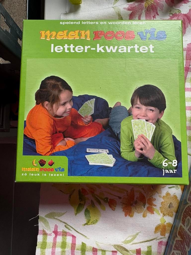 Kwartet maan roos vis, Kinderen en Baby's, Speelgoed | Educatief en Creatief, Ophalen of Verzenden, Nieuw, Taal en Lezen