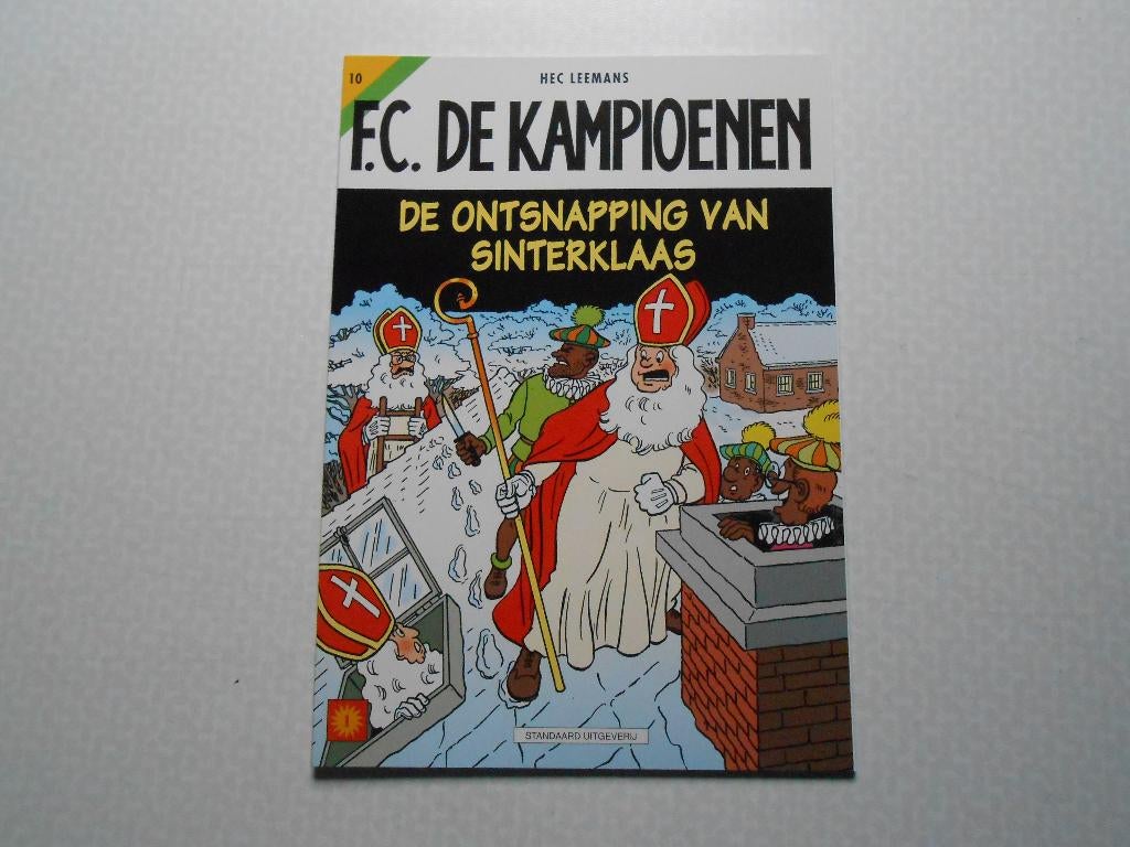 F.C. De kampioenen 10 De ontsnapping van Sinterklaas 1999, Neuf, Enlèvement ou Envoi, Une BD, Hec Leemans