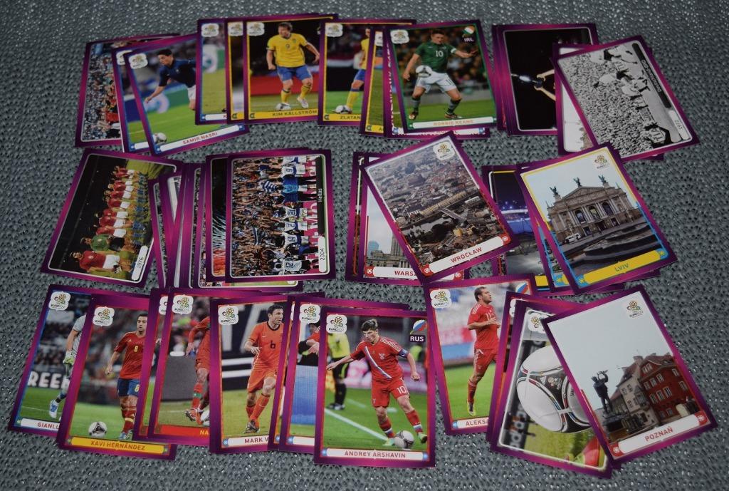 Panini / Euro 2012 / Lot van 392 stickers, Verzamelen, Verzenden, Nieuw, Poster, Plaatje of Sticker