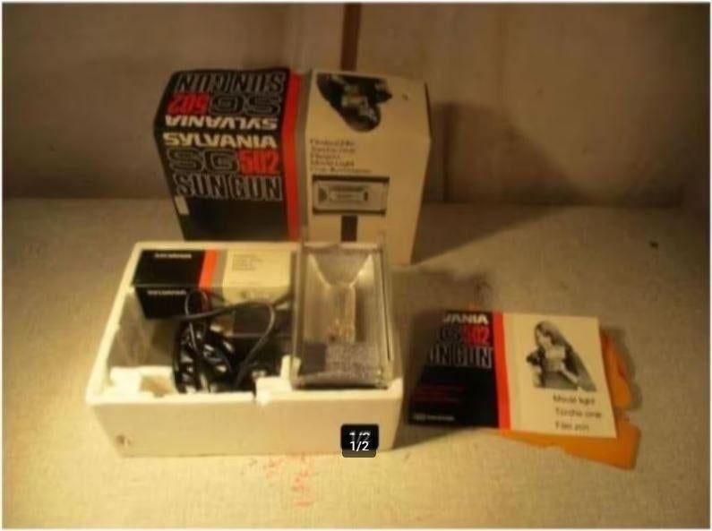 Lampe de studio avec pistolet solaire Sylvania SG 502, 1000W, Enlèvement ou Envoi, Comme neuf, Lampe ou Kit de flash