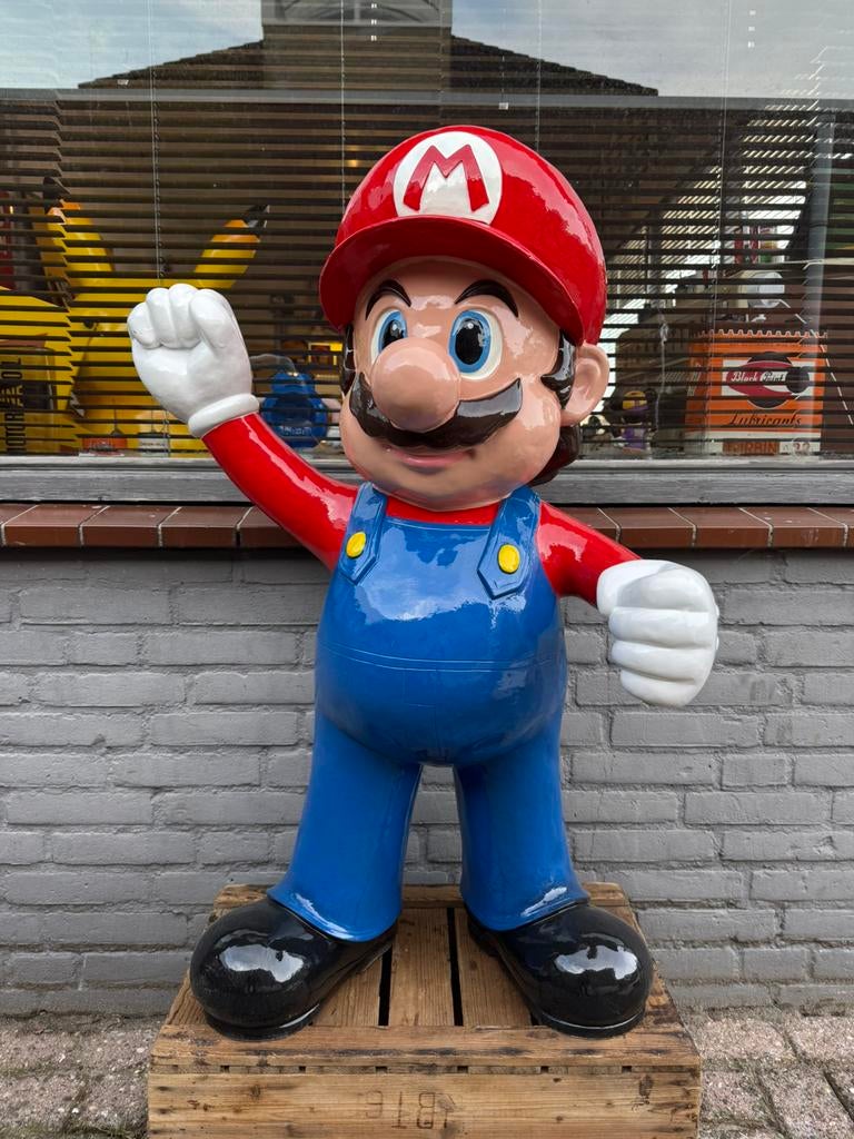 Groot Mario Bross Beeld, Ophalen, Gebruikt, Mens