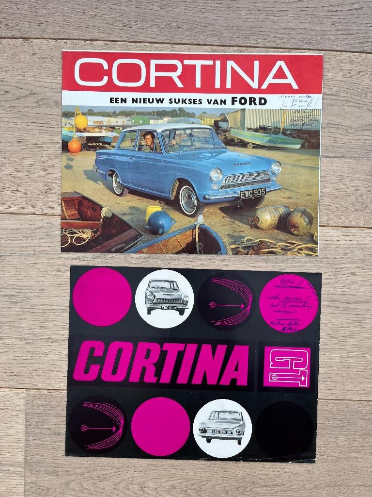 DÉPLIANTS FORD CORTINA CONSUL, Livres, Autos | Brochures & Magazines, Ford, Enlèvement ou Envoi