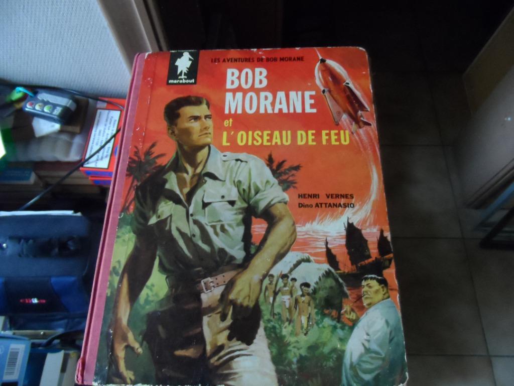 BOB MORANE - Marabout 1960 - BD L'Oiseau de feu 2 BD disponi, Livres, Enlèvement ou Envoi, Une BD, Utilisé, Henri vernes