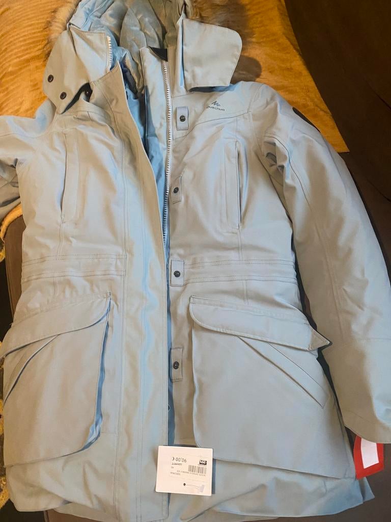 Manteau d'hiver épais et chaud avec capuche en laine, Neuf, Enlèvement, Quechua, Taille 34 (XS) ou plus petite