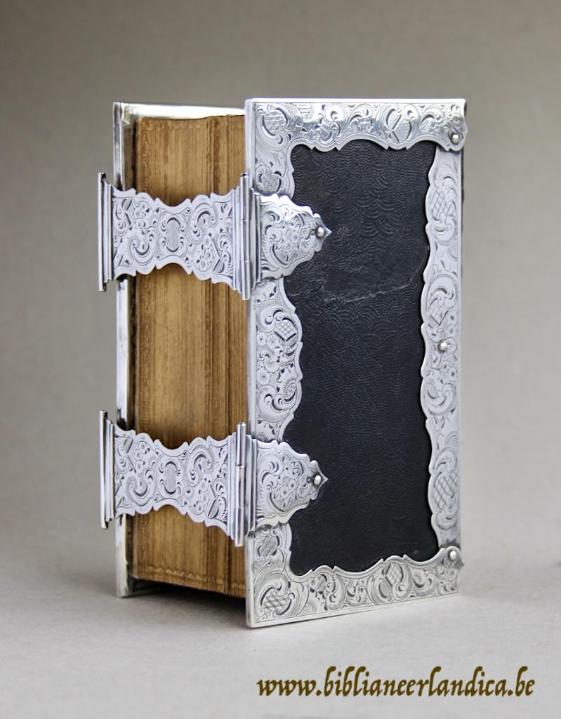 Antieke BIJBEL STATENBIJBEL (1852) ZILVER Schoonhoven (NL), Ophalen of Verzenden, Bijbel Statenbijbel