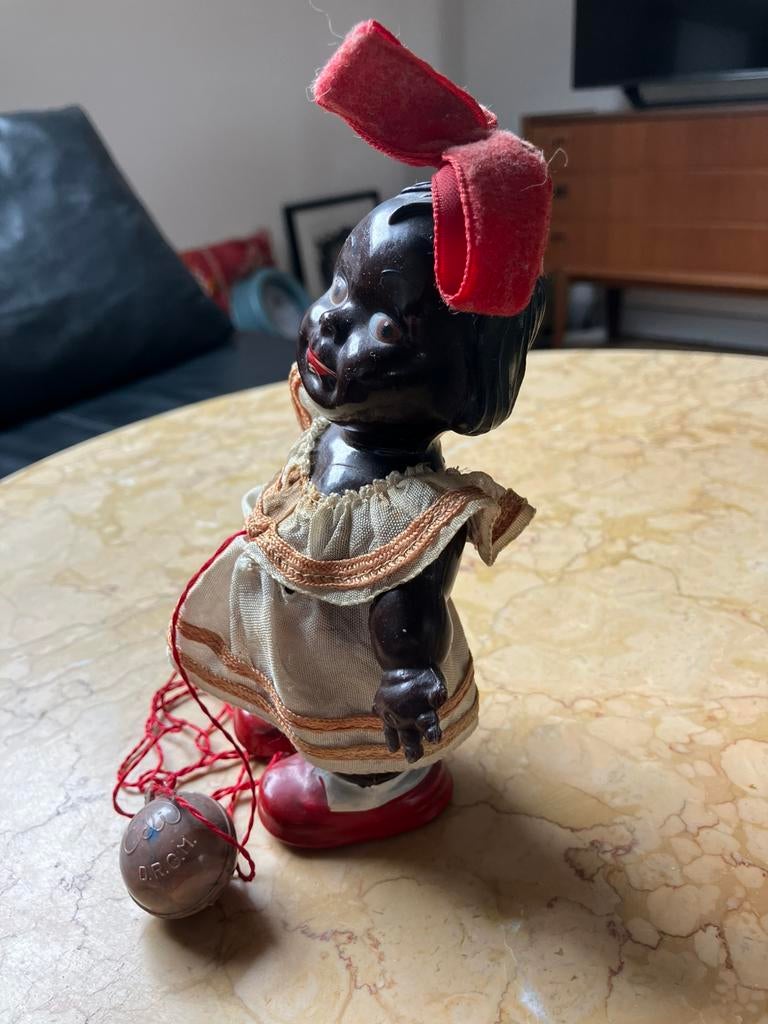 Edi, DRGM Afrikaans popje, Antiek en Kunst, Antiek | Speelgoed, Ophalen of Verzenden