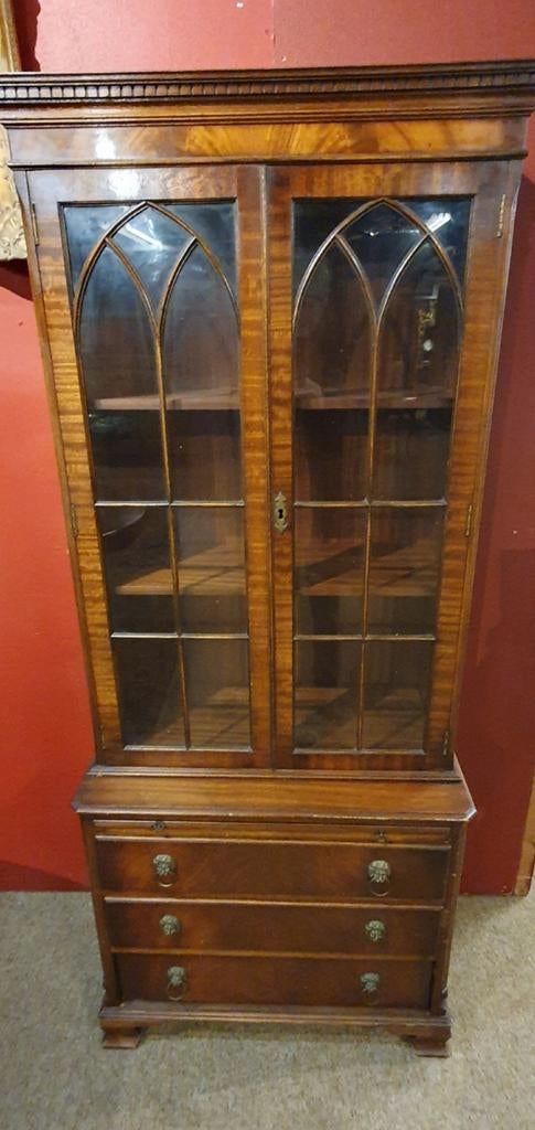 Meuble anglais acajou début XXe, Maison & Meubles, Armoires | Vitrines, Utilisé, Enlèvement