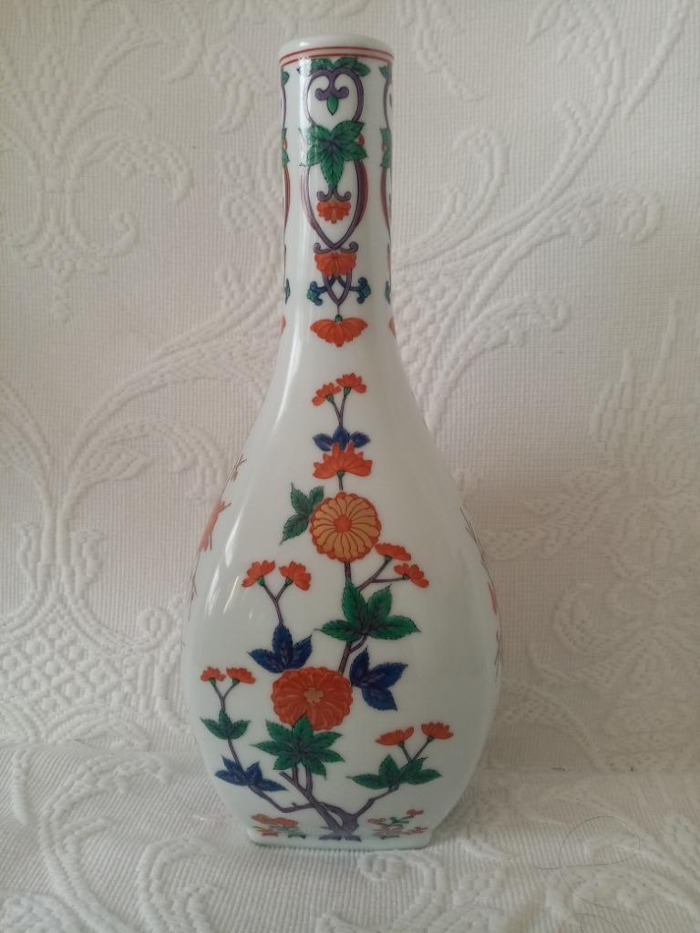 Japanse vaas „Kakiemon” in Arita porselein 70/80 24cm, Antiek en Kunst, Antiek | Vazen, Ophalen of Verzenden