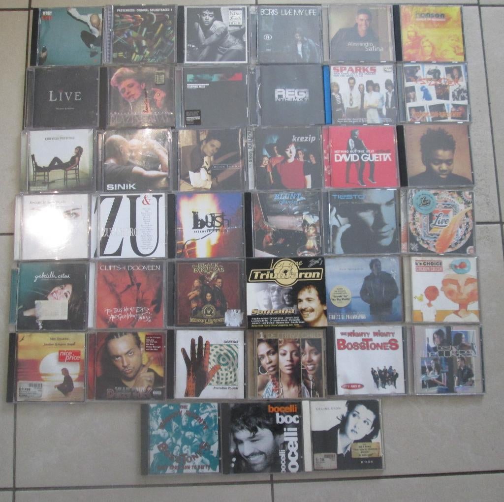 Mooi Partij van 42 CD's - Pop en Rock, Cd's en Dvd's, Ophalen of Verzenden, Zo goed als nieuw
