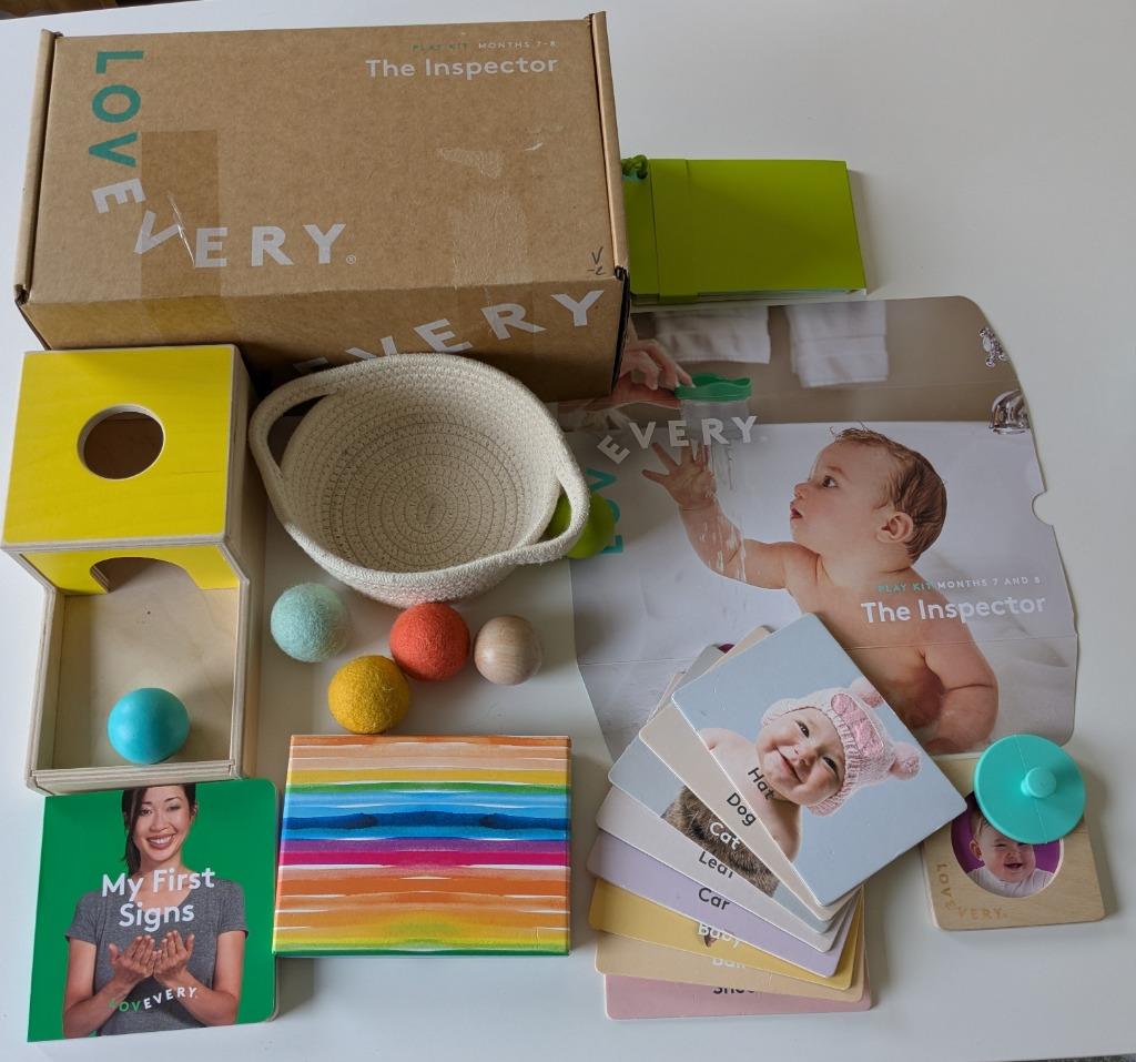 Lovevery play kit maand 7 - 8 The Inspector, Kinderen en Baby's, Speelgoed | Babyspeelgoed, Ophalen, Gebruikt, Overige typen