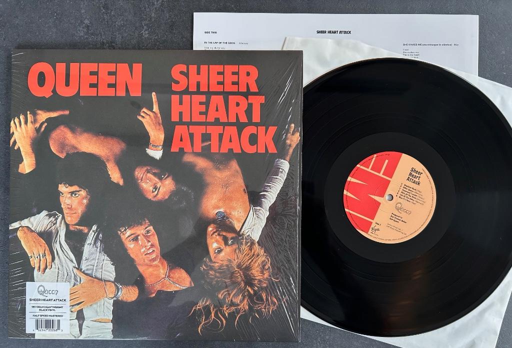 QUEEN - Sheer heart attack ( LP; half-speed; 180 gr; MINT ), Cd's en Dvd's, Vinyl | Rock, Verzenden, Zo goed als nieuw, 12 inch