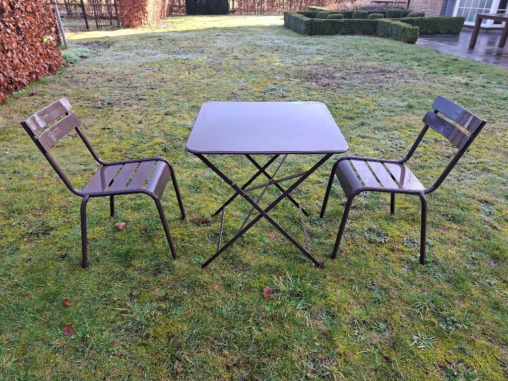 Vedett stoelen + tafel, Jardin & Terrasse, Enlèvement, Utilisé, Chaise, Salons de jardin