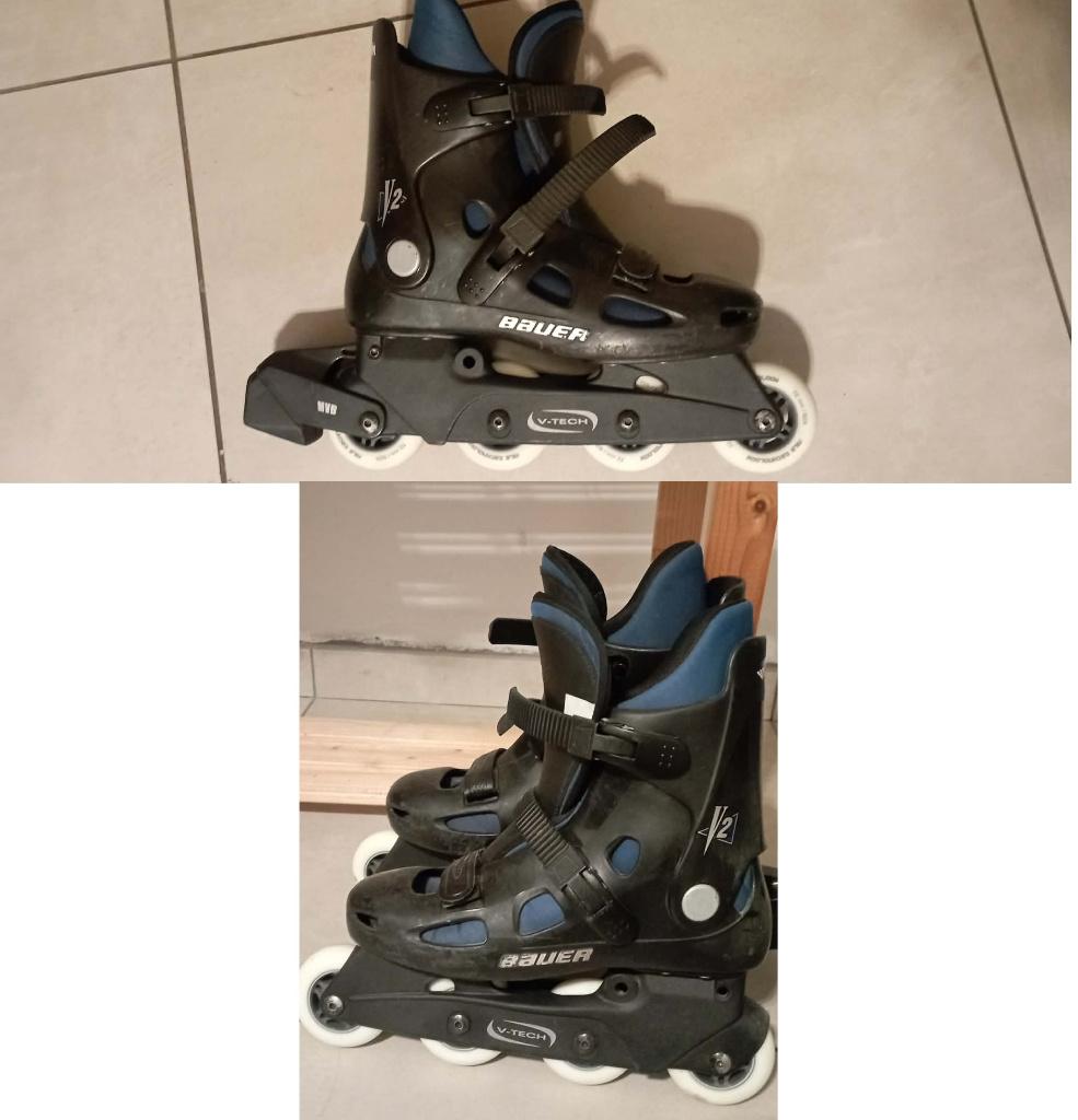roller Bauer avec nouvelles roues T39, Sports & Fitness, Bauer, Comme neuf, Enlèvement, Autres types