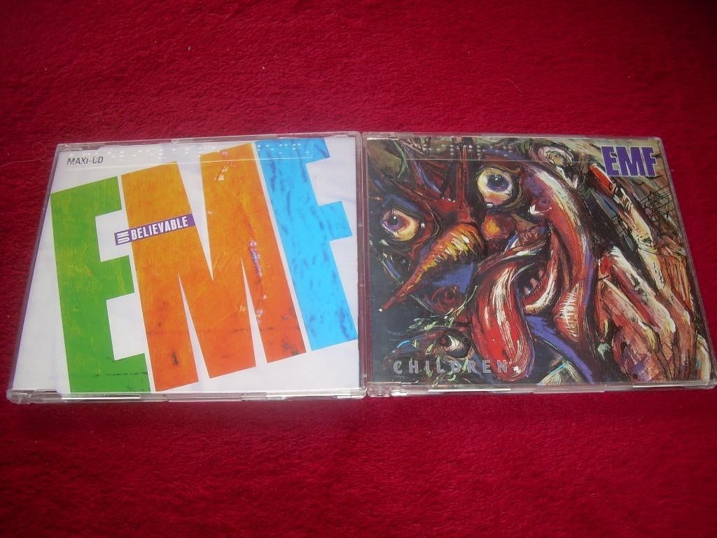 2 MAXI CD SINGLES - EMF, Maxi-single, Ophalen of Verzenden, Zo goed als nieuw, 2 t/m 5 singles