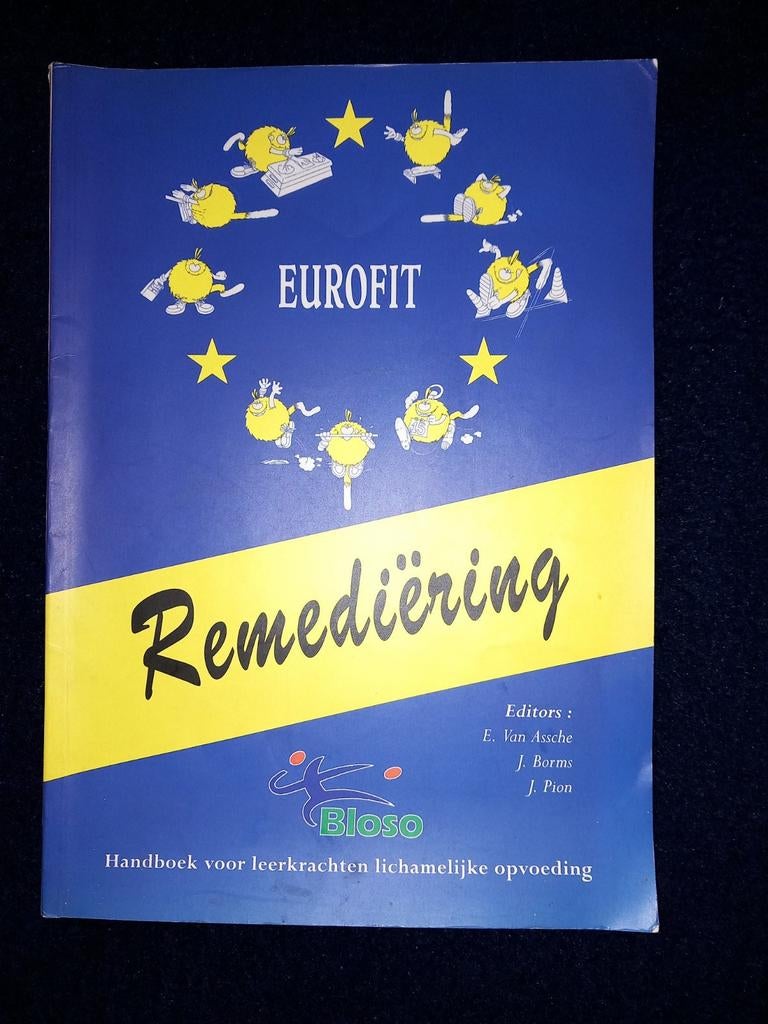 Remédiation Eurofit - manuel pour lrkr LO -> 3€, Livres, Enlèvement, Comme neuf, Enseignement supérieur, Bloso
