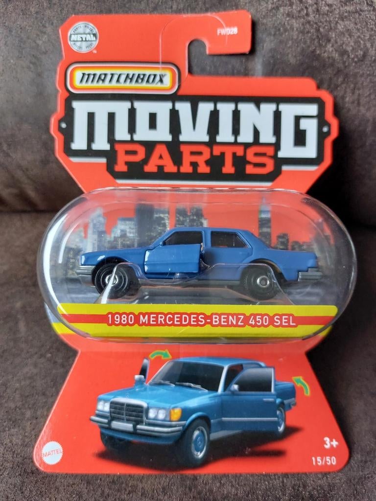matchbox moving parts mercedes benz 450 sel, Enlèvement ou Envoi, Neuf, Voiture, Matchbox