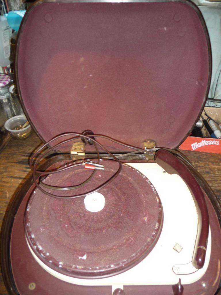 ancien tourne disque TELEFUNKEN années 1940 ????, TV, Hi-fi & Vidéo, Enlèvement ou Envoi, Utilisé, Tourne-disque, Autres marques