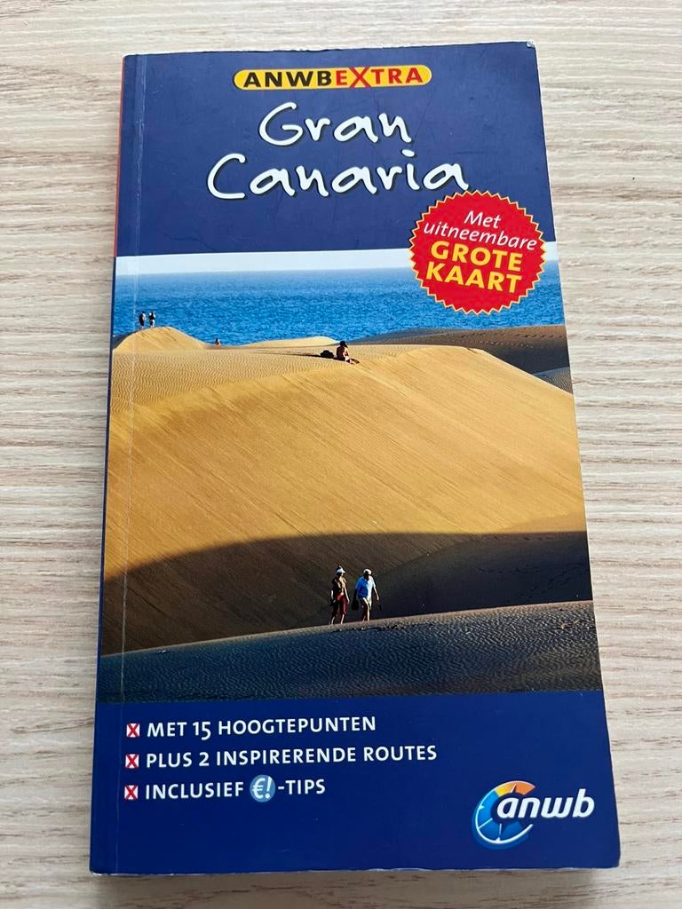 ANWB reisgids Gran Canaria- Opgelet zonder uitneembare kaart, Europa, Ophalen of Verzenden, Zo goed als nieuw, Reisgids of -boek