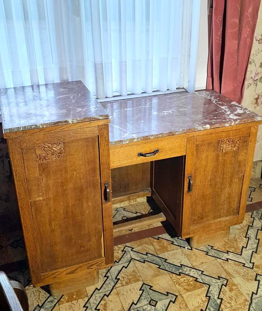 Bureau ancien en bois, Enlèvement, Comme neuf