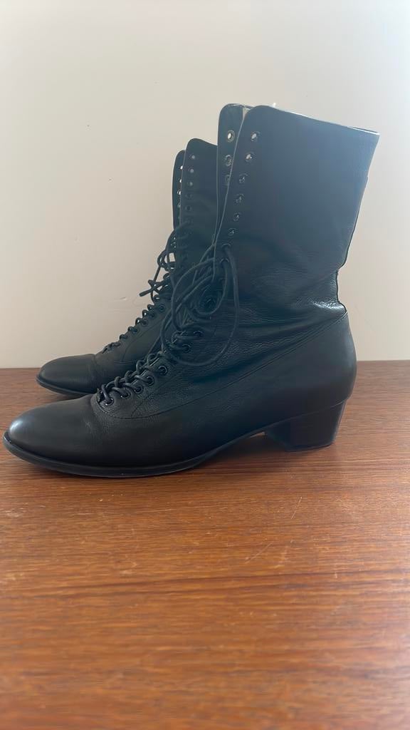 Memery Ruth laarzen maat 39, Hoge laarzen, Zwart, Ophalen of Verzenden, Gedragen