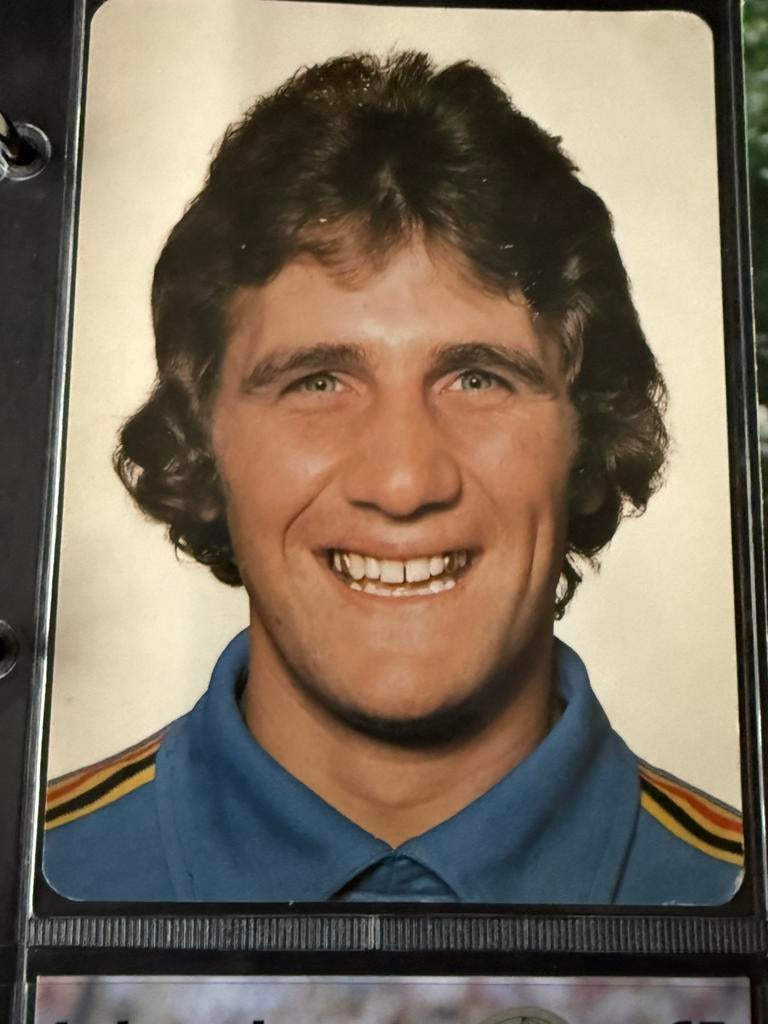 11 kaarten rode duivel pfaff, Verzamelen, Ophalen of Verzenden, Zo goed als nieuw, Spelerskaart