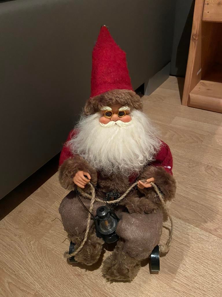 Kerstman op slee met muziek, Diversen, Ophalen of Verzenden, Zo goed als nieuw