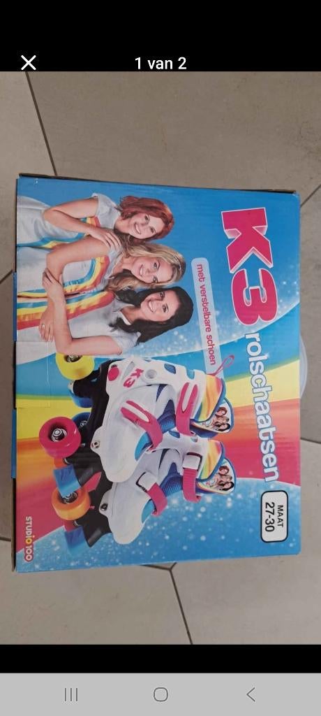 Rolschaatsen K3 maat 27-30, Kinderen en Baby's, Ophalen, Zo goed als nieuw, Kinderen