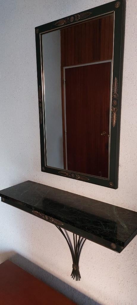 wandspiegel, paraplubak, staande lamp en console, Ophalen, Gebruikt, 100 tot 150 cm, 75 tot 100 cm