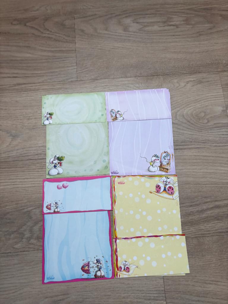 Différentes feuilles de Diddl, Collections, Diddl, Enlèvement ou Envoi, Diddl, Utilisé, Papier, Carte ou Papeterie