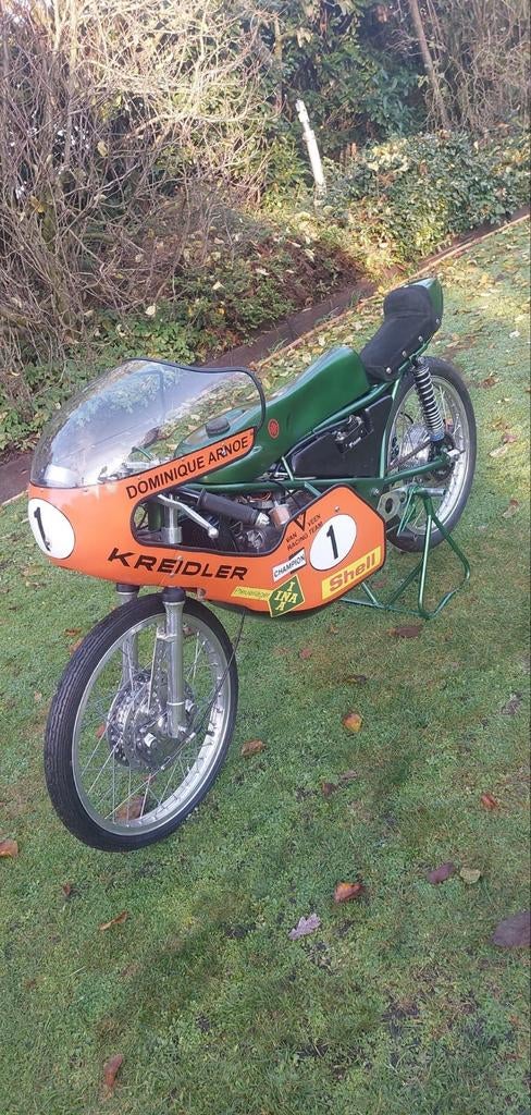 Kreidler van veen racer  1973  hans hummel, Fietsen en Brommers, Brommers | Overige merken, Ophalen, 50 cc, 5 versnellingen, Kreidler van veen