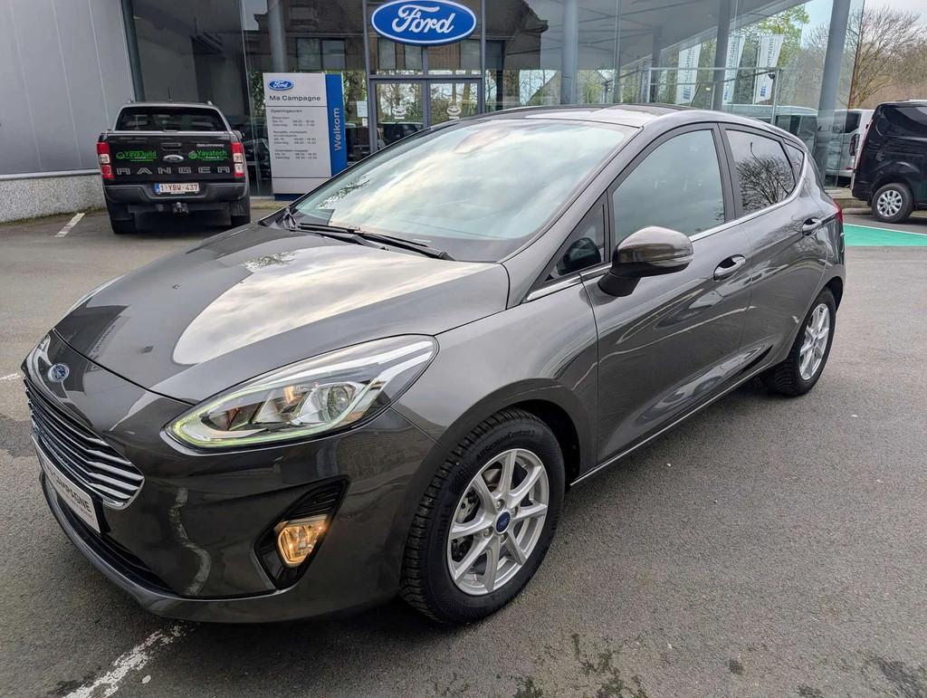 Ford Fiesta Fiesta 1.0 EcoBoost Titanium (bj 2020), Auto's, Stof, Gebruikt, 95 pk, USB