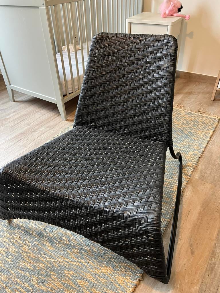 Laag zeteltje in zwart riet, Huis en Inrichting, Ophalen, Gebruikt