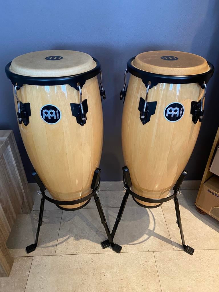 Meinl HC555 Conga Set Nieuwstaat, Muziek en Instrumenten, Percussie, Ophalen, Zo goed als nieuw