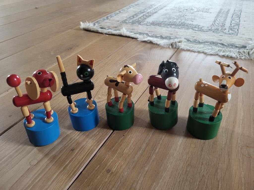 Animaux en bois à l'état neuf

(10 euros ensemble), Enlèvement ou Envoi