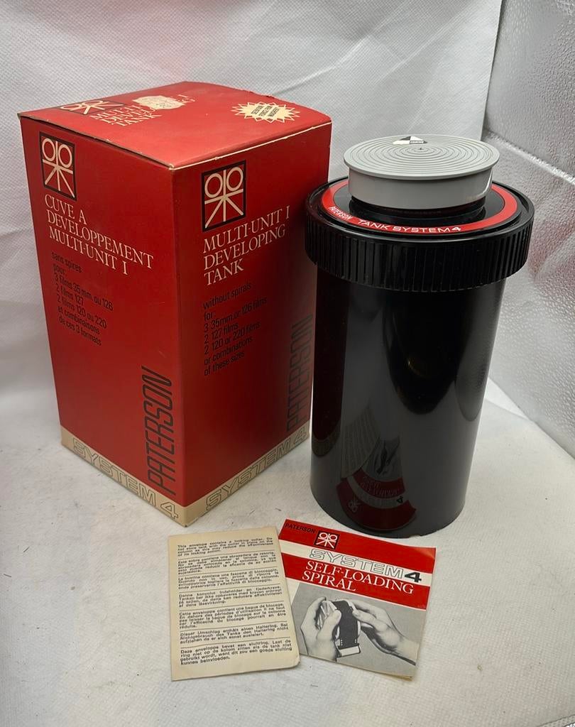 Paterson Universal Film Developing Tanksysteem, Ophalen of Verzenden, Gebruikt