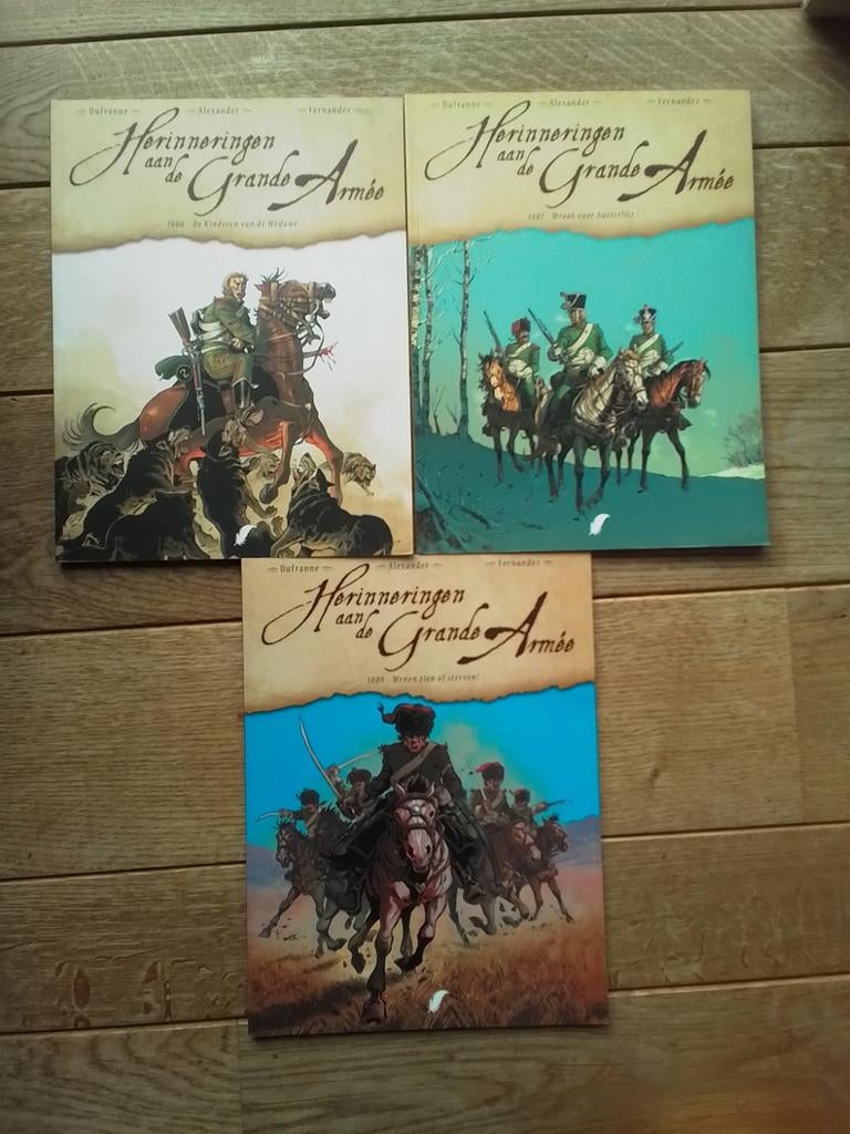 Herinneringen aan de grande armee nrs 1, 2 en 3 sc, Ophalen of Verzenden, Zo goed als nieuw