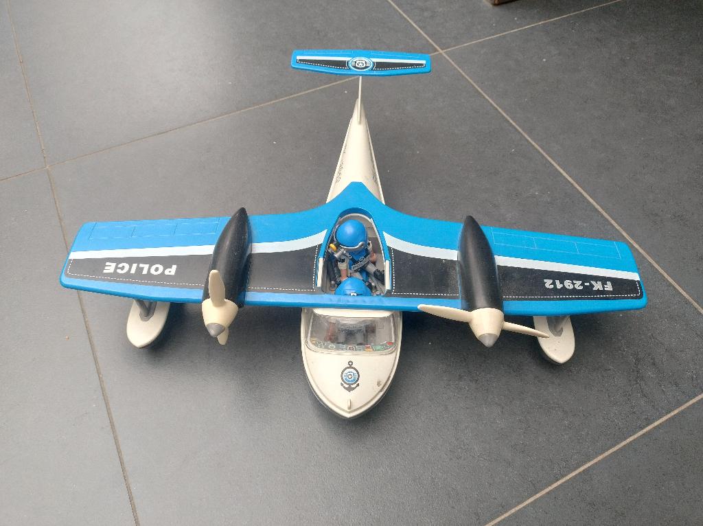 Playmobil watervliegtuig politie 9436, Ophalen, Gebruikt, Complete set