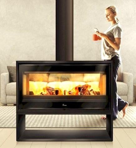 SALE poêle à bois double face de type Lacunza Verona 1003, Enlèvement ou Envoi, Neuf, Poêle