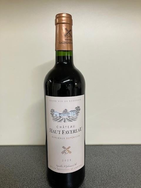 Bordeaux Superieur Haut Favereau 18 bouteilles, Collections, Neuf, Pleine, Enlèvement, Vin rouge