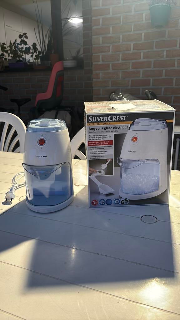 Ijsmachine silvercrest elektrische ijscrusher, Enlèvement, Comme neuf