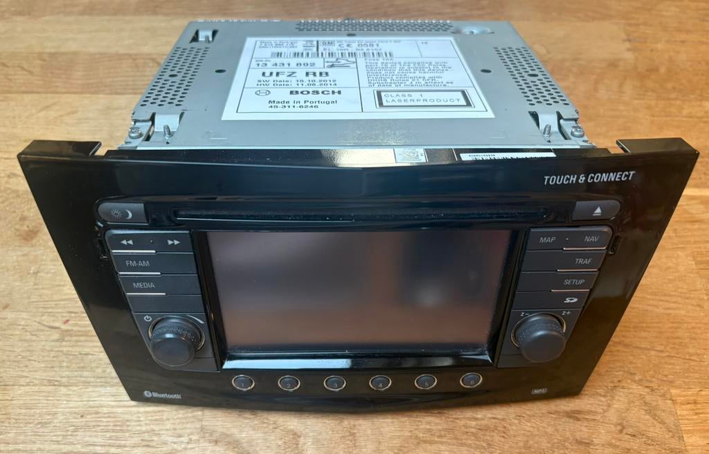 Opel Corsa D RADIO touch and connect, Autos : Divers, Autoradios, Enlèvement ou Envoi, Utilisé