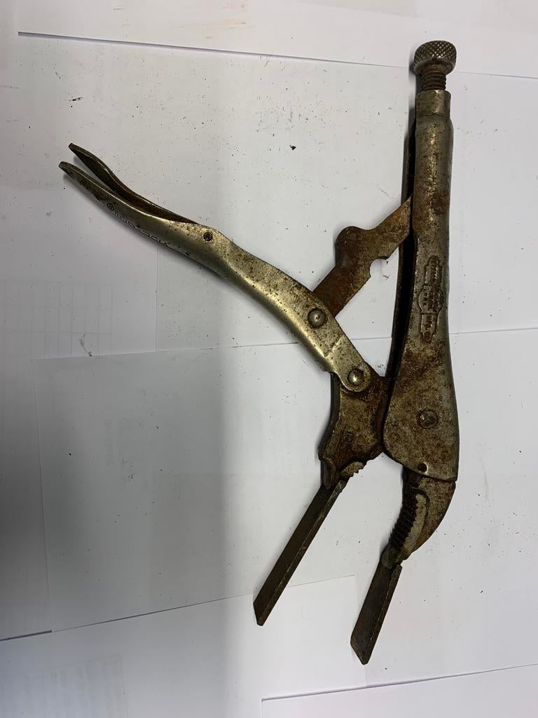 Griptang speciaal ontwerp - met opgelaste platte delen, Ophalen, Gebruikt