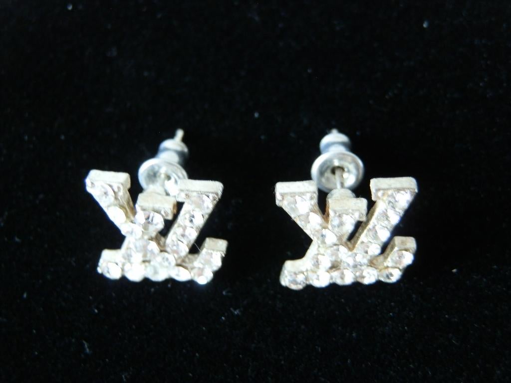 Louis Vuitton oorbellen., Handtassen en Accessoires, Oorbellen, Met kristal, Overige materialen, Ophalen of Verzenden, Zo goed als nieuw