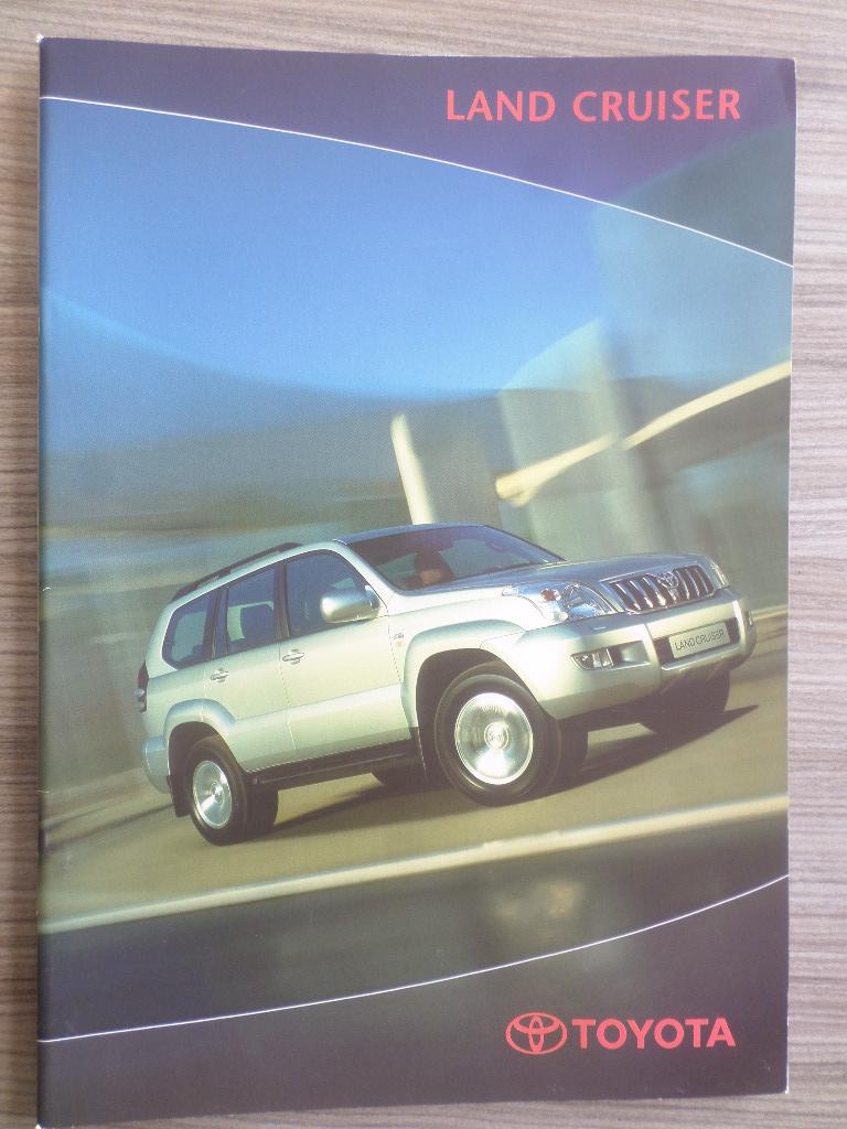 Toyota LandCruiser 2002 Brochure, Boeken, Auto's | Folders en Tijdschriften, Ophalen of Verzenden, Toyota