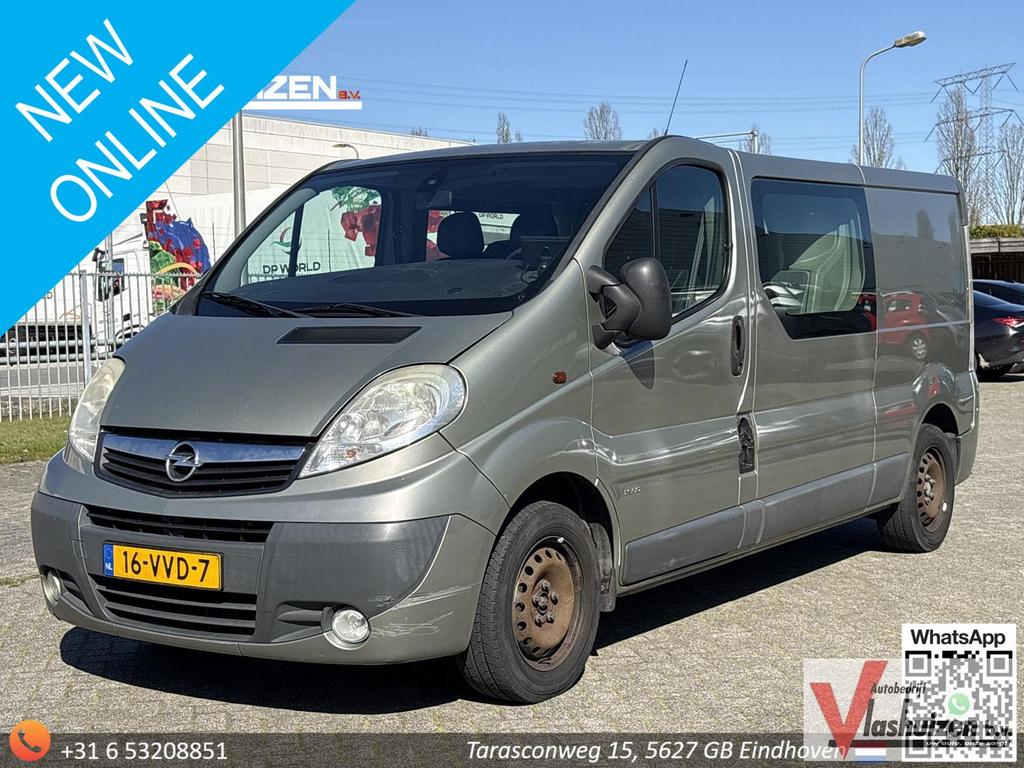 Opel Vivaro 2.0 CDTI L2H1 Dubbel Cabine Automaat | € 4.450,-, Autos, Camionnettes & Utilitaires, Achat, Entreprise, Automatique