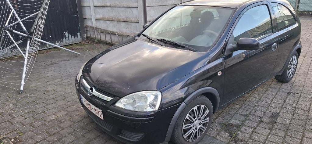 Opel Corsa C 1300cc diesel, Auto's, Stof, Zwart, 4 cilinders, Zwart